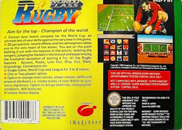 World Class Rugby (Europe) box cover back